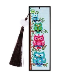 image-Diy Diamond Painting Bookmark Derivative Special-shaped Diamond Mandala Crystal Diamond 5d Diamond Embroidered Dot Diamond Flower Decoration