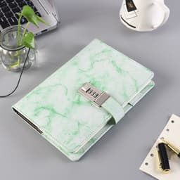image-Retro Password Book With Lock Notebook Creative Simple Student Children's Diary Hand Account Notebook
