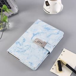 image-Retro Password Book With Lock Notebook Creative Simple Student Children's Diary Hand Account Notebook