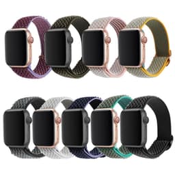 image-Braided Nylon Strap 44 Mm 42 Mm 40 Mm 38 Mm, Adjustable Elastic Wrist Strap