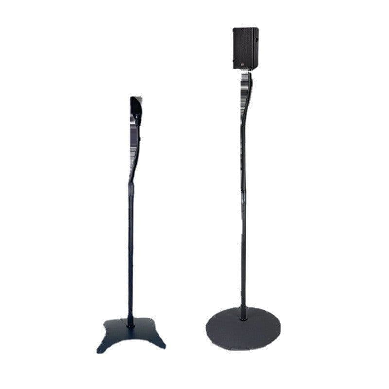 image-Compatible with Apple, Satellite Bookshelf Surround Sound Shelf Speaker Stand Tripod Hanger Rack