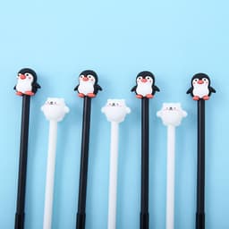 image-Korean Cartoon Penguin Silicone Gel Pen