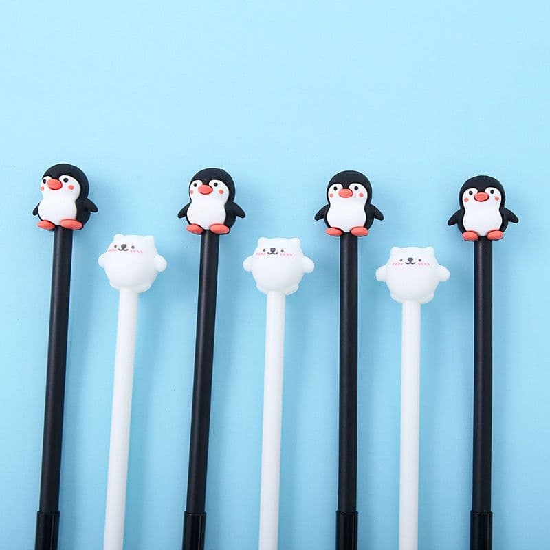 image-Korean Cartoon Penguin Silicone Gel Pen