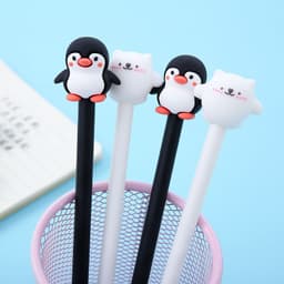 image-Korean Cartoon Penguin Silicone Gel Pen