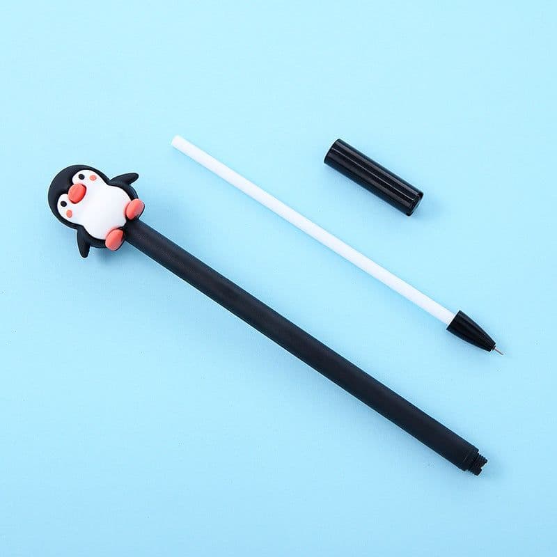 image-Korean Cartoon Penguin Silicone Gel Pen