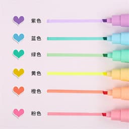 image-Macaron Color Cute Large-capacity Marker Painting Pen
