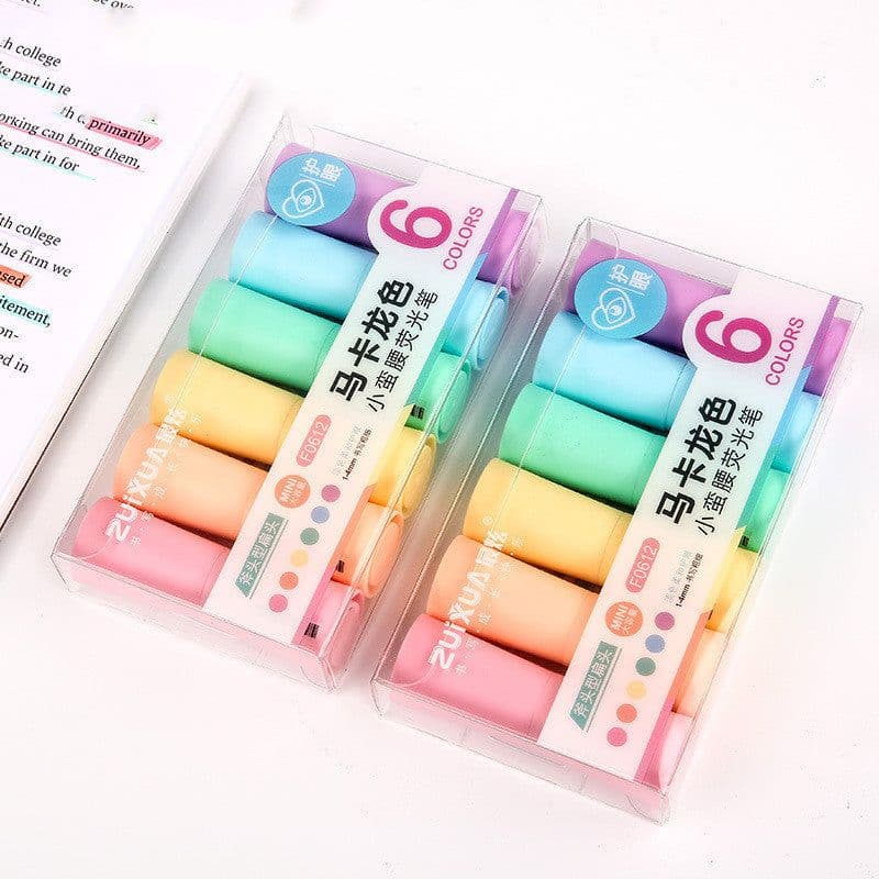 image-Macaron Color Cute Large-capacity Marker Painting Pen