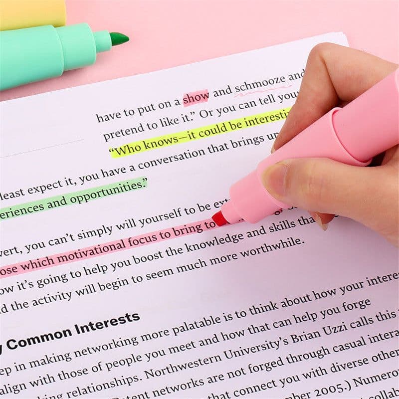 image-Macaron Color Cute Large-capacity Marker Painting Pen