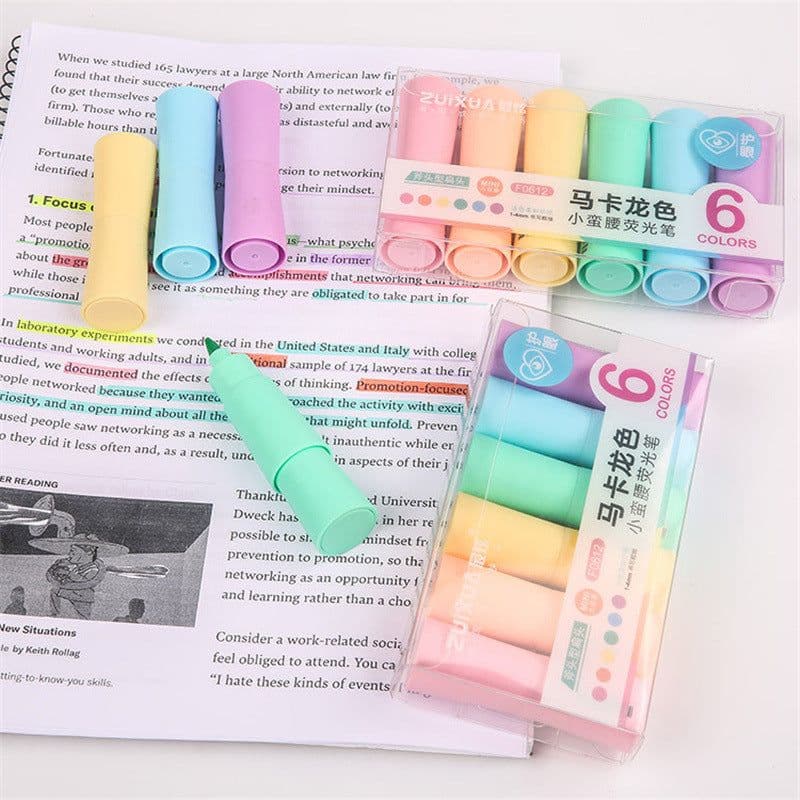 image-Macaron Color Cute Large-capacity Marker Painting Pen