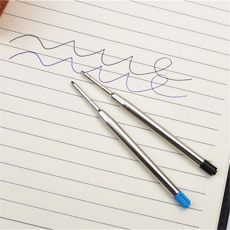 image-Pocket Signature Pen Free Full Metal Black Portable Rollerball Pen