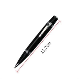 image-Pocket Signature Pen Free Full Metal Black Portable Rollerball Pen