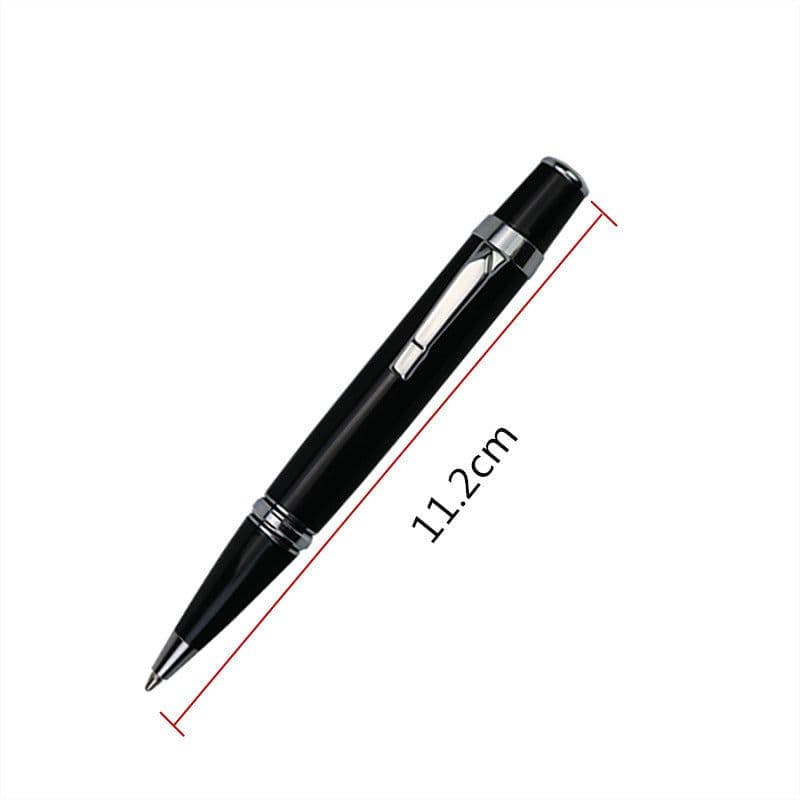 image-Pocket Signature Pen Free Full Metal Black Portable Rollerball Pen