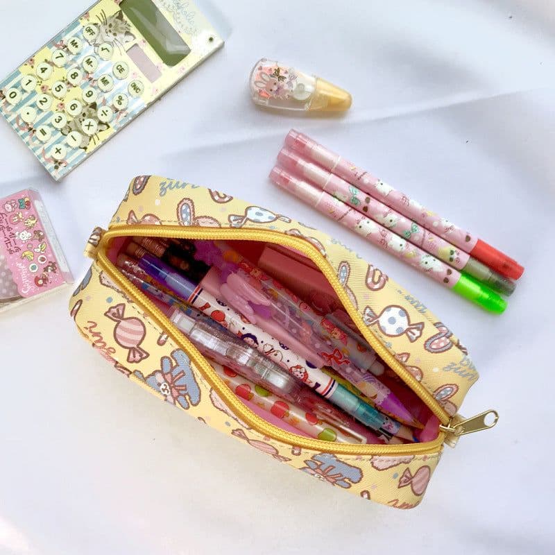 image-Printed Pencil Case Large Capacity Stationery Box For Elementary, Middle And High School Students