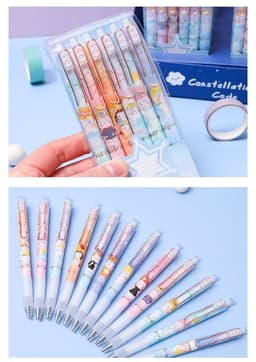 image-Yimu Lin Lisa's Secret Constellation Press Gel Pen-2 Cute Cartoons