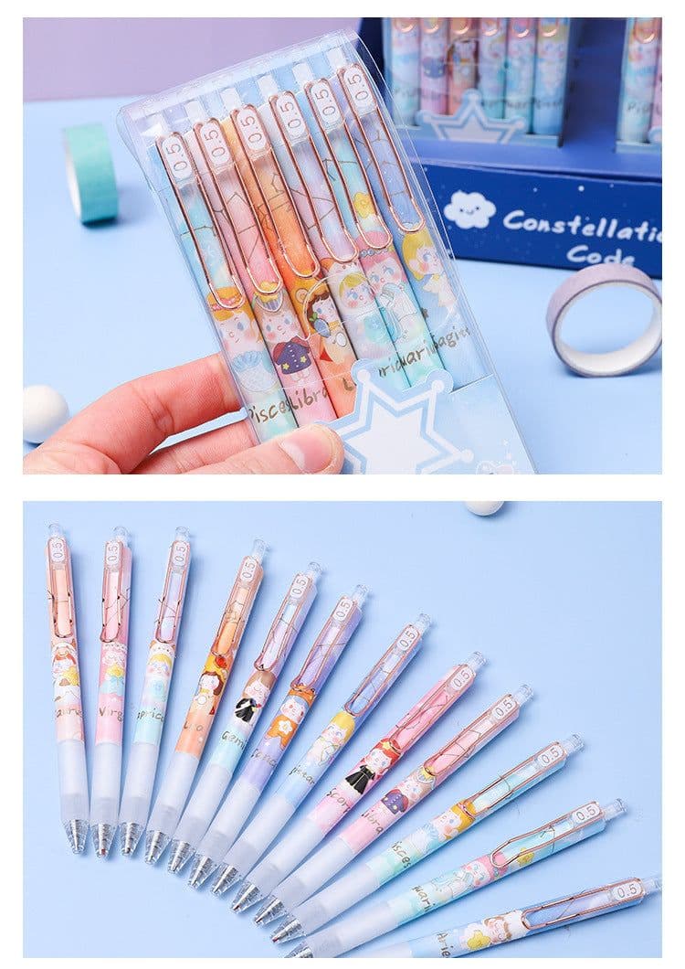 image-Yimu Lin Lisa's Secret Constellation Press Gel Pen-2 Cute Cartoons