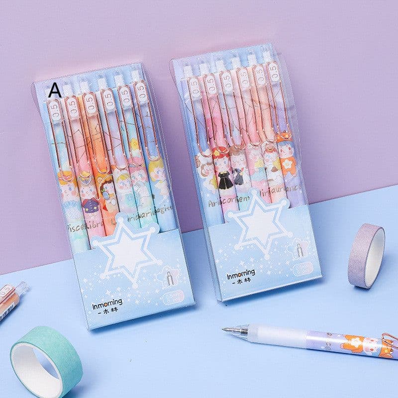image-Yimu Lin Lisa's Secret Constellation Press Gel Pen-2 Cute Cartoons