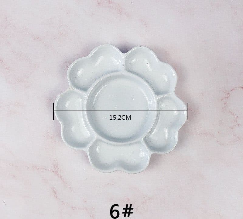 image-1PC TSP155 High Quality Genuine Ceramics Watercolor Acrylic Oil Painting Palette