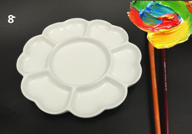 image-1PC TSP155 High Quality Genuine Ceramics Watercolor Acrylic Oil Painting Palette