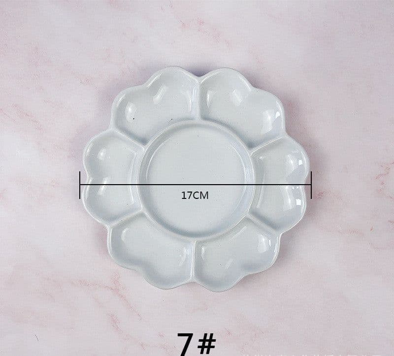 image-1PC TSP155 High Quality Genuine Ceramics Watercolor Acrylic Oil Painting Palette