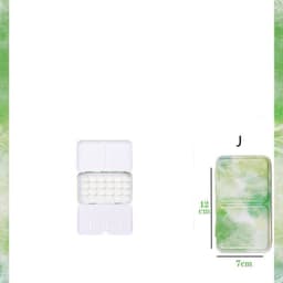 image-Color Empty Palette Case Tins Box Paint Storage Iron Box with 24 Half Pans For Watercolor Paints Painting Art Supplies