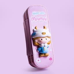 image-Simple And Creative Large-capacity Multifunctional Stationery Box