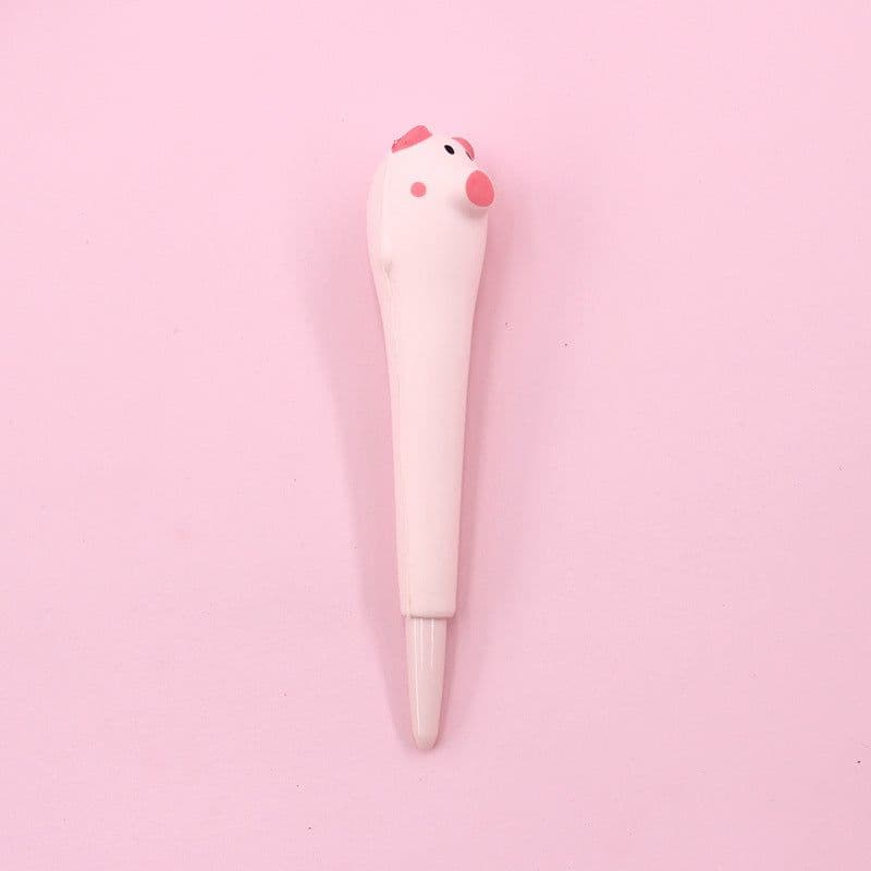 image-Compatible with Apple , Vent Pen Pressure Pen Creative Cartoon Soft Students Use Pinch Pen Cute Super Cute Gel Pen Decompression Pen