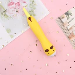 image-Compatible with Apple , Vent Pen Pressure Pen Creative Cartoon Soft Students Use Pinch Pen Cute Super Cute Gel Pen Decompression Pen