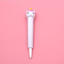 image-Compatible with Apple , Vent Pen Pressure Pen Creative Cartoon Soft Students Use Pinch Pen Cute Super Cute Gel Pen Decompression Pen