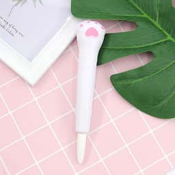 image-Compatible with Apple , Vent Pen Pressure Pen Creative Cartoon Soft Students Use Pinch Pen Cute Super Cute Gel Pen Decompression Pen