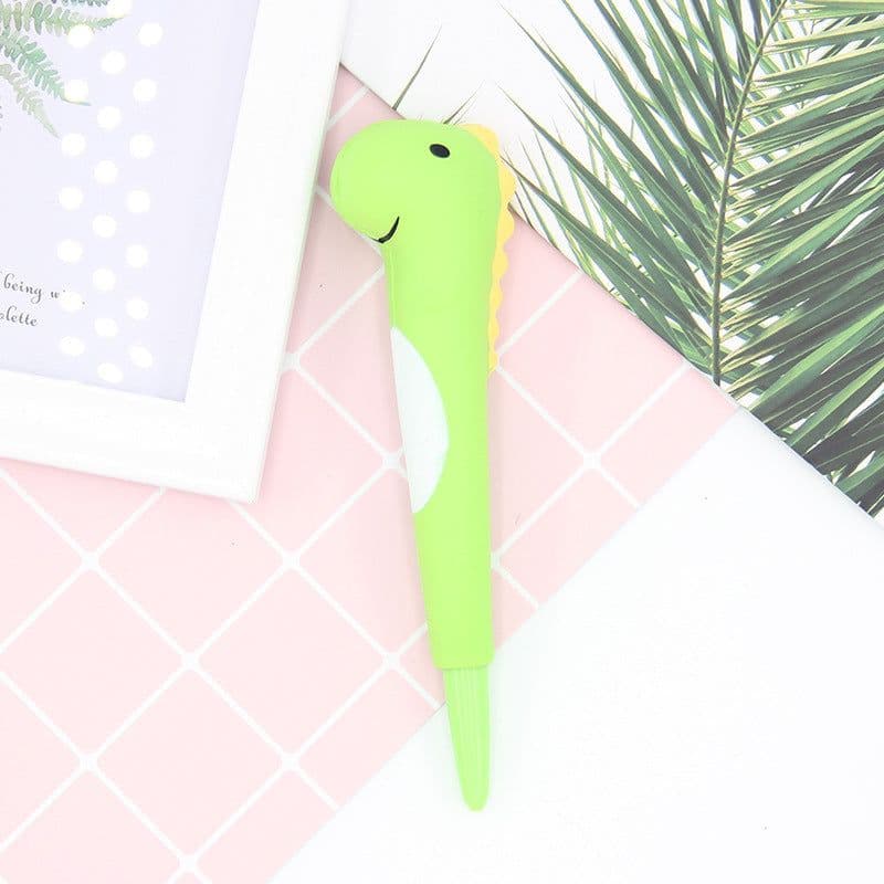 image-Compatible with Apple , Vent Pen Pressure Pen Creative Cartoon Soft Students Use Pinch Pen Cute Super Cute Gel Pen Decompression Pen