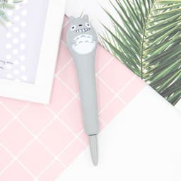 image-Compatible with Apple , Vent Pen Pressure Pen Creative Cartoon Soft Students Use Pinch Pen Cute Super Cute Gel Pen Decompression Pen