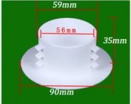 image-Air-conditioning Hole Cover Wall Hole Protection Port Blocking Cover Sealing Hole