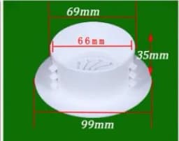image-Air-conditioning Hole Cover Wall Hole Protection Port Blocking Cover Sealing Hole