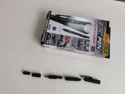 image-Nine-in-one Multi-function Flashlight Car Window Breaker Survival Pen EDC Outdoor Defense Portable Pen