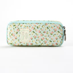 image-Pastoral Floral Simple Multifunctional Student Stationery Pen Storage Bag