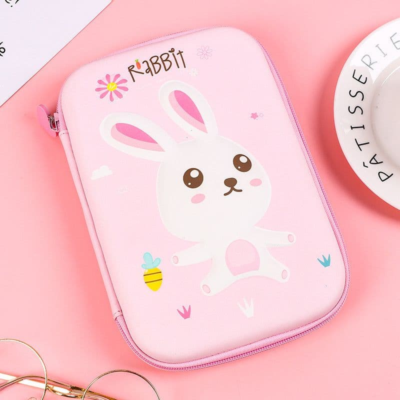 image-Cute Square Large Capacity Cartoon Anime Hand Account Stationery Box