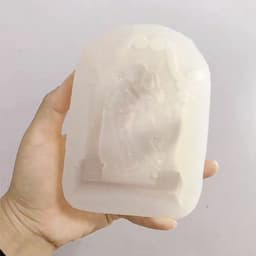 image-Ancient Greek Couple Angel Aromatherapy Gypsum Candle Chocolate Baking Cake Decorating Silicone Mold