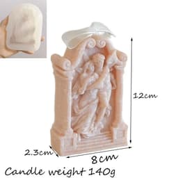 image-Ancient Greek Couple Angel Aromatherapy Gypsum Candle Chocolate Baking Cake Decorating Silicone Mold