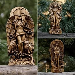 image-New Resin Greek Goddess Statue Pagan Altar Garden Sculpture