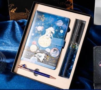 image-Galaxy Dream Coloring Page Notebook Cute Cartoon Astronaut