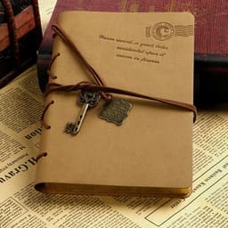 image-Creative Stationery Retro Bandage Faux Leather Handbook Diary