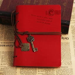 image-Creative Stationery Retro Bandage Faux Leather Handbook Diary