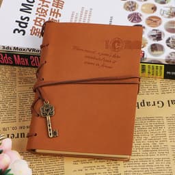 image-Creative Stationery Retro Bandage Faux Leather Handbook Diary