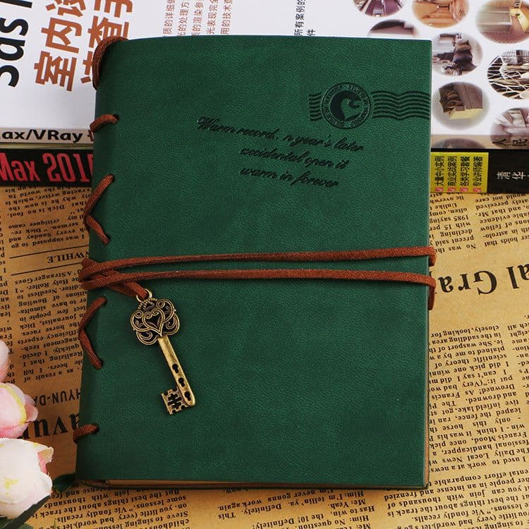 image-Creative Stationery Retro Bandage Faux Leather Handbook Diary