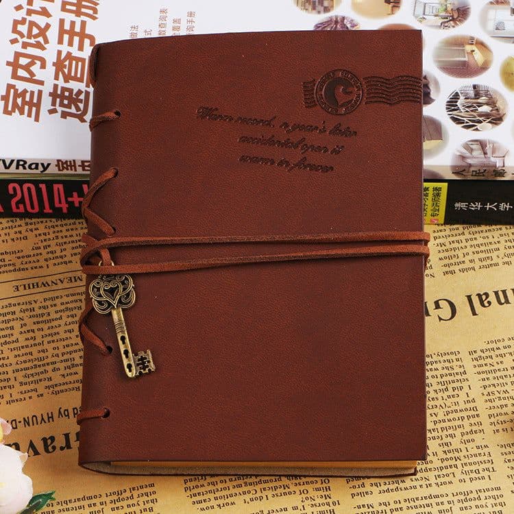image-Creative Stationery Retro Bandage Faux Leather Handbook Diary