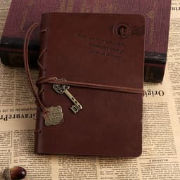 image-Creative Stationery Retro Bandage Faux Leather Handbook Diary