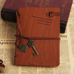 image-Creative Stationery Retro Bandage Faux Leather Handbook Diary
