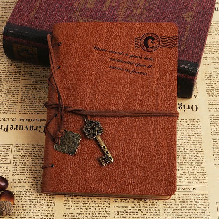 image-Creative Stationery Retro Bandage Faux Leather Handbook Diary