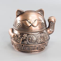 image-Lucky Cat Ashtray Creativity Personality Trendy Home Living Room With Cover Anti-fly Ash Uxury High-end Simple Ashtray