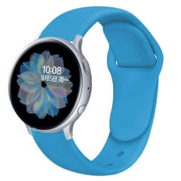 image-Suitable For Galaxy Active 2 Reverse Buckle Silicone Strap 20 22mm Sports Inner Buckle Strap